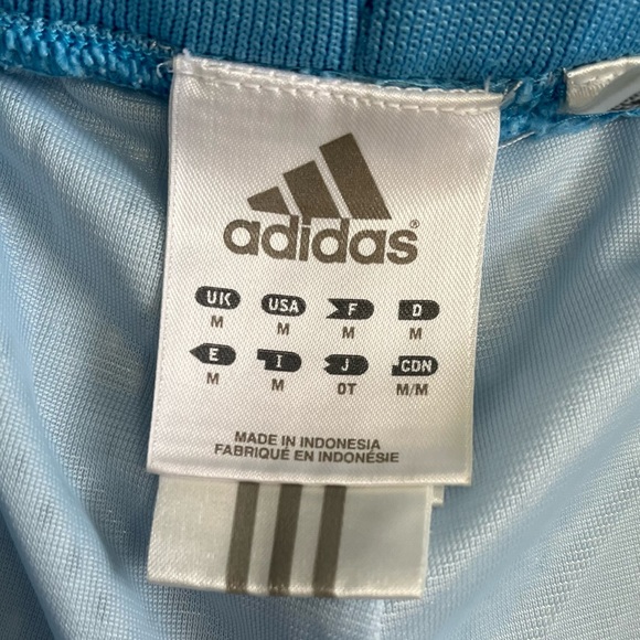 Adidas Shorts Size Medium Women’s Baby Blue Mesh - Picture 5 of 7